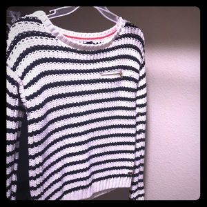 Tommy Hilfiger Knit Sweater- navy and white